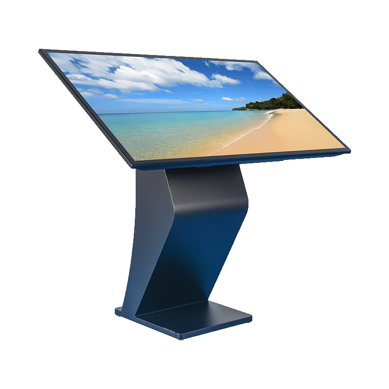 User-friendly interactive touch kiosk with multi-touch screen, secure data protection and real-time statistics for indoor self-service scenarios