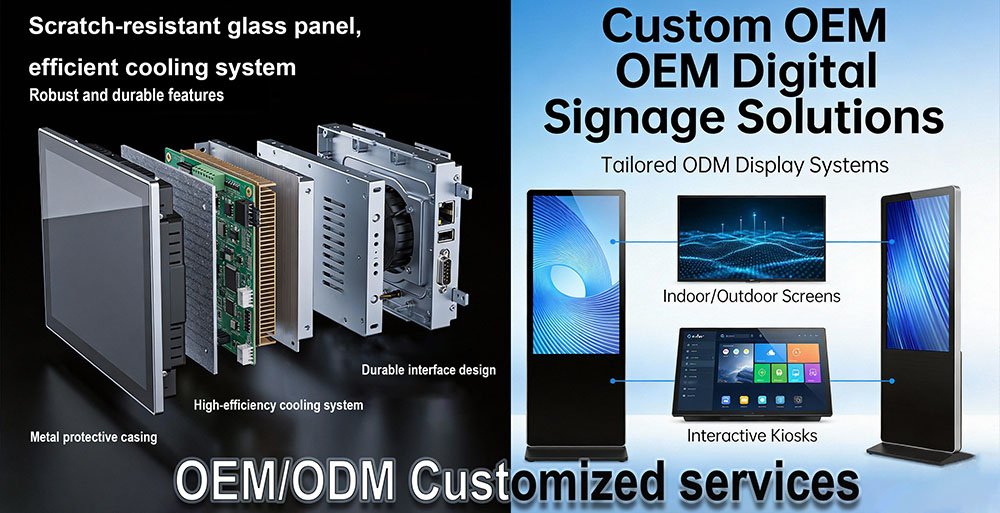Digital signage OEM-ODM Customized services