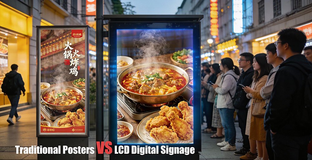 Traditional Posters vs. Digital Signage